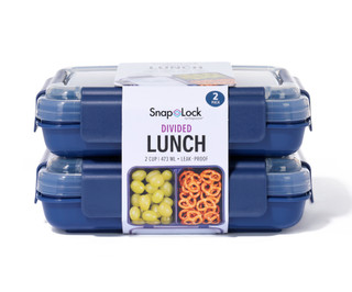 Thumbnail 2: Progressive 2 Pk Divided Lunch Containers 