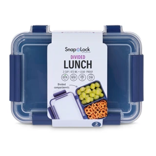 Thumbnail 1: Progressive 2 Pk Divided Lunch Containers 