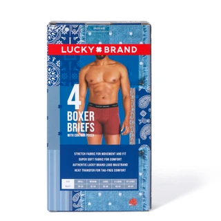 Thumbnail 2: Lucky Brand Men's 4 Pk Boxer Briefs  