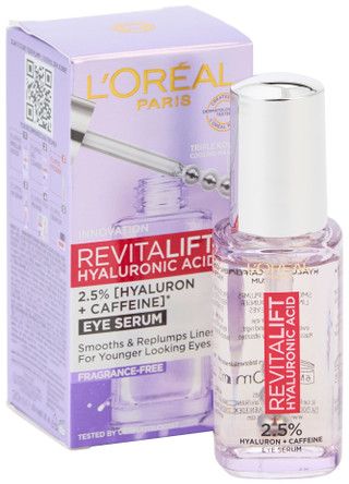 Thumbnail 1: L'OREAL Revitalift Hyaluronic Acid 2.5% Eye Serum 