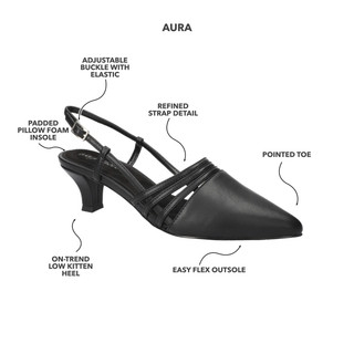 Thumbnail 6: Easy Street Women's Aura Slingback Pumps 