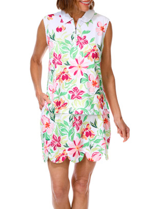 Thumbnail 2: Coral Bay Women's Active Golf Scallop Skort 
