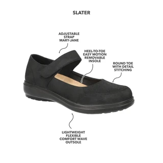 Thumbnail 4: Easy Street Women's Slater Slip-On Flats 
