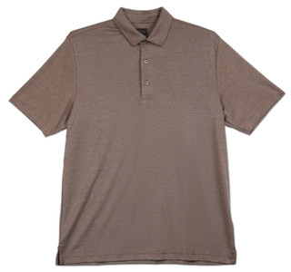 Thumbnail 2: GREG NORMAN Men's Golf Performance Birdseye Polo 