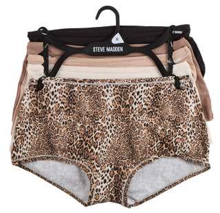 Thumbnail 1: Steve Madden Women's 5 Pk Boyshort Panties 