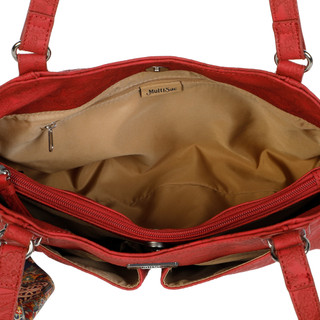 Thumbnail 2: MULTISAC Multi Compartment Satchel with Scarf Swag 