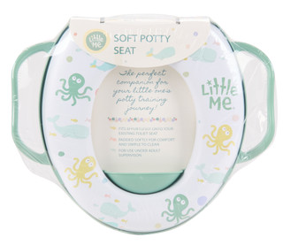 Thumbnail 1: Little Me Soft Padded Ocean Theme Potty Seat 