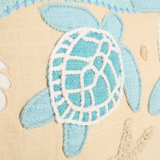 Thumbnail 2: Beach Bungalow 14x24 Beach Turtles Hypoallergenic Throw Pillow 