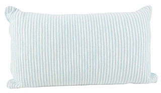 Thumbnail 2: Beach Bungalow 14x24 Turtles & Stripes Hypoallergenic Throw Pillow 