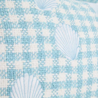 Thumbnail 2: Beach Bungalow 14x24 Scallop Shells Hypoallergenic Throw Pillow 