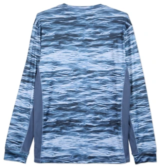 Thumbnail 2: SILVER BAIT Men's Performance Fish Graphic Long Sleeve Tee 