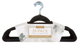 Thumbnail 1: Tahari 35 Pk Swivel Hook Flocked Velvet Hangers 