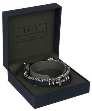 Thumbnail 1: 1913 Men's Stainless Steel Bracelet  