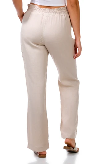Thumbnail 3: Cisono Junior's Smocked Waist Tie Front Pants 