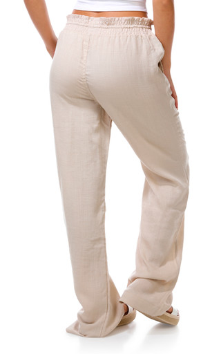 Thumbnail 6: Cisono Junior's Smocked Waist Tie Front Pants 