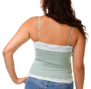 Thumbnail 3: Vigoss Junior's Sleeveless Lace Trim Tank 