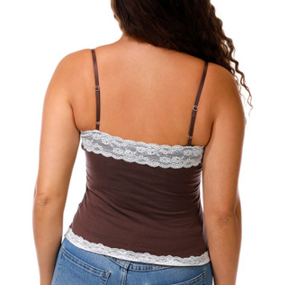 Thumbnail 2: Vigoss Junior's Sleeveless Lace Trim Tank 