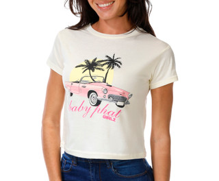 Thumbnail 1: Baby Phat Junior's Short Sleeve Cropped Graphic Tee 