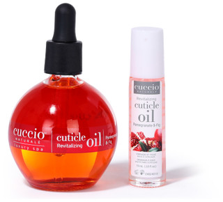 Thumbnail 3: Cuccio 2-Piece Pomegranate & Fig Cuticle Oil Nails Set 