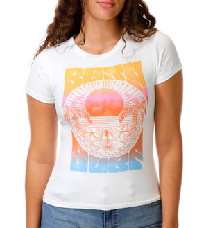 Thumbnail 1: ROXY Junior's Short Sleeve Sunset Graphic Tee 
