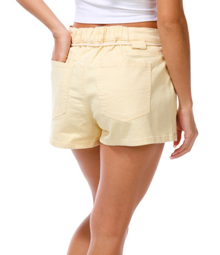 Thumbnail 3: Celebrity Pink Junior's Tie Front Cotton Shorts 