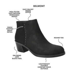 Thumbnail 9: Easy Street Women's Belmont Ankle Boots 
