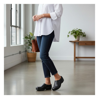 Thumbnail 3: Easy Street Women's Beck Slip-Resistant Clogs 