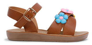 Thumbnail 4: Laura Ashley Girls Flower Sandals 