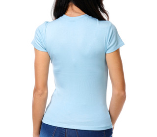 Thumbnail 2: Jolie & Joy Junior's Short Sleeve Solid Crew Neck Tee 