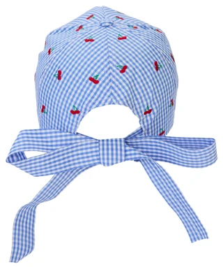 Thumbnail 2: True Love Accessories Women's Americana Gingham & Cherries Bow Back Cap 