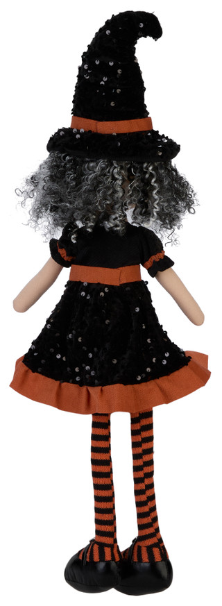 Thumbnail 4: Magical Season 29 in  Witch with Metallic Peacock Top Halloween Decor 