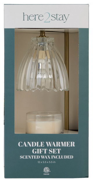 Thumbnail 1: HERE 2 STAY 12 in Candle Warmer Gift Set with Wax 