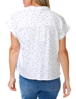 Thumbnail 2: Beach Lunch Lounge Women's Americana Button Down Top 