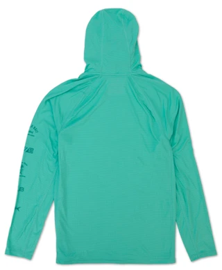 Thumbnail 2: SILVER BAIT Men's Outdoor Long Sleeve Hooded Performance Fishing Tee 