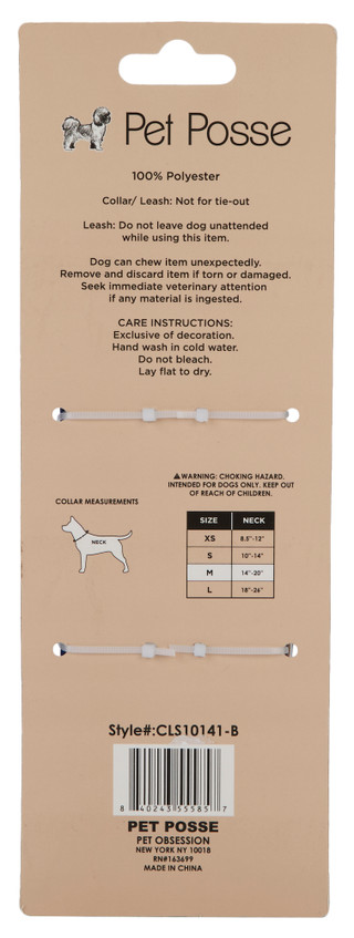 Thumbnail 2: PET POSSE 2 Pc Americana Collar & Leash Set for Dogs 