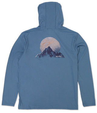 Thumbnail 2: AVALANCHE Men's Outdoor Performance Ascent UPF Hooded Long Sleeve Tee 