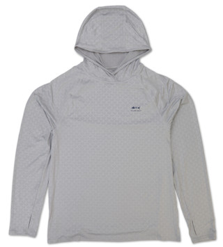 Thumbnail 1: SILVER BAIT Men's Outdoor Long Sleeve Hooded Performance Fishing Tee 