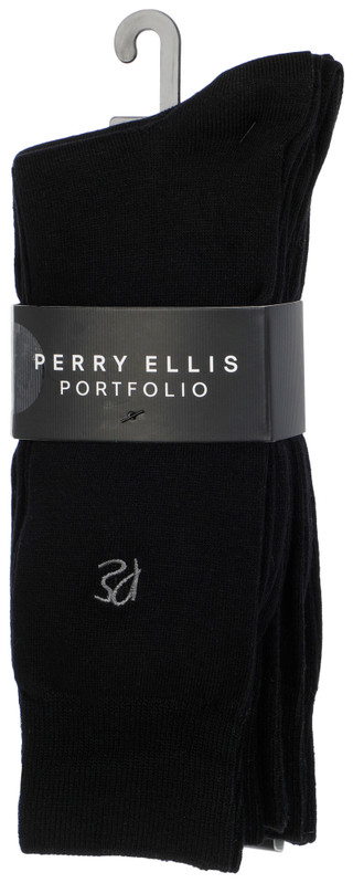 Thumbnail 2: Perry Ellis Men's 4 Pk Bamboo Dress Socks 