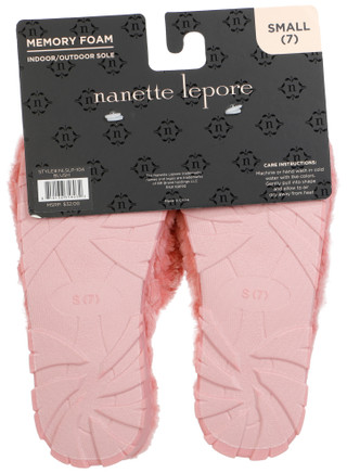 Thumbnail 2: Nanette Lepore Women's Plush Cross Slide On Slippers 