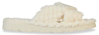 Thumbnail 2: Nanette Lepore Women's Plush Cross Slide On Slippers 