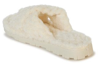 Thumbnail 3: Nanette Lepore Women's Plush Cross Slide On Slippers 
