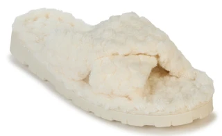 Thumbnail 1: Nanette Lepore Women's Plush Cross Slide On Slippers 