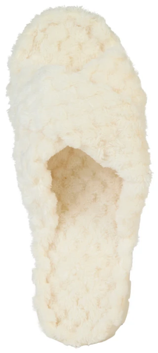 Thumbnail 4: Nanette Lepore Women's Plush Cross Slide On Slippers 