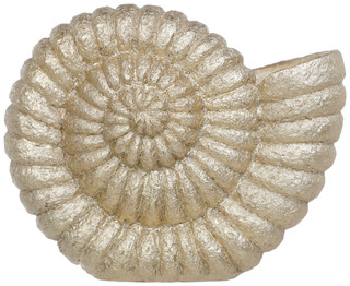 Thumbnail 2: Fancy That 13 In Golden Nautilus Shell Decor 