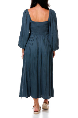 Thumbnail 3: O'Neill Junior's Long Sleeve Solid Gracyn Midi Dress 