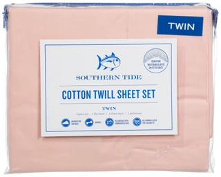 Thumbnail 1: Southern Tide Twin 3 Pc Cotton Twill Sheet Set 
