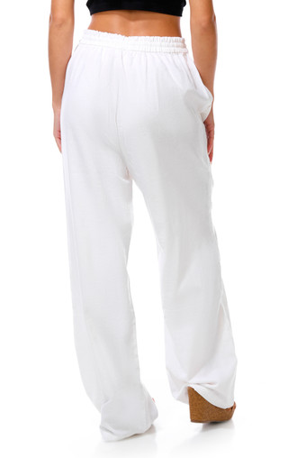 Thumbnail 3: Cisono Junior's Tie Waist Linen Beach Pants 