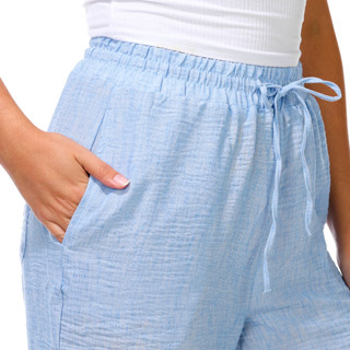 Thumbnail 6: Cisono Juniors' Tie Waist Beach Pants 