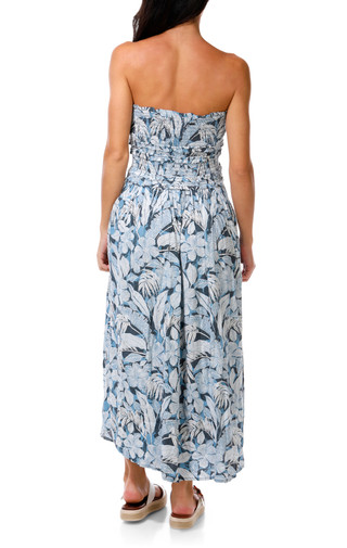 Thumbnail 2: O'Neill Junior's Strapless Devyn Palmetto Floral Midi Dress 