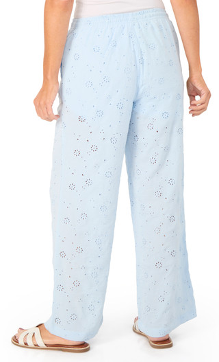 Thumbnail 2: No Comment Junior's Solid Eyelet Drawstring Pants 